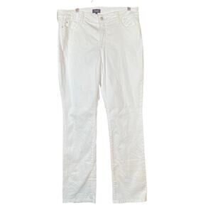 NYDJ Women's Straight Leg Jeans - White